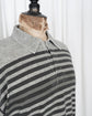 1995s STONE ISLAND Spell Out Collar Long Sleeve Border Tee