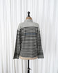 1995s STONE ISLAND Spell Out Collar Long Sleeve Border Tee