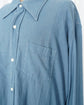 2015ss Maison Martin Margiela Indigo Tencel Twilled Western Long Shirt
