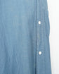 2015ss Maison Martin Margiela Indigo Tencel Twilled Western Long Shirt