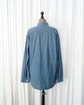 2015ss Maison Martin Margiela Indigo Tencel Twilled Western Long Shirt