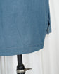 2015ss Maison Martin Margiela Indigo Tencel Twilled Western Long Shirt