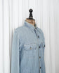 2022aw Maison Martin Margiela Dust & Dirty Dyed Denim Shirt Jacket