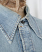 2022aw Maison Martin Margiela Dust & Dirty Dyed Denim Shirt Jacket