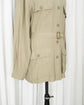 80s Calvin Klein Sport Silk Military Safari Jacket
