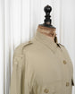 80s Calvin Klein Sport Silk Military Safari Jacket