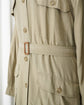 80s Calvin Klein Sport Silk Military Safari Jacket