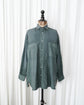 1988s STONE ISLAND Silky Garment Dyed Shirt "IDEAS FROM Massimo Osti"