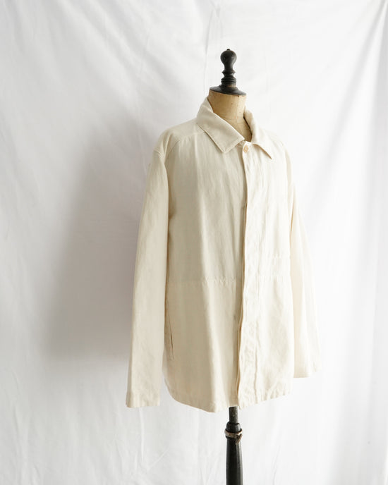 1999ss Made in ITALY C.P.company Lino flex white jacket　