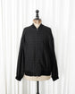 EMPORIO ARMANI 2020SS Wool & Silk Sheer Check Bomber Jacket Made in ITALY