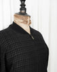 EMPORIO ARMANI 2020SS Wool & Silk Sheer Check Bomber Jacket Made in ITALY