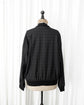 EMPORIO ARMANI 2020SS Wool & Silk Sheer Check Bomber Jacket Made in ITALY