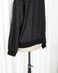 EMPORIO ARMANI 2020SS Wool & Silk Sheer Check Bomber Jacket Made in ITALY