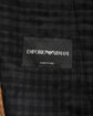 EMPORIO ARMANI 2020SS Wool & Silk Sheer Check Bomber Jacket Made in ITALY
