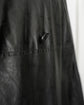 GIORGIO ARMANI 2011AW Crocodile Embossed Lambskin Leather Trench Coat Made in ITALY