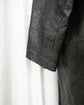 GIORGIO ARMANI 2011AW Crocodile Embossed Lambskin Leather Trench Coat Made in ITALY