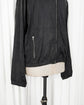 GIORGIO ARMANI 2017AW Viscose & Cupro Stretch Hooded Blouson Made in ITALY