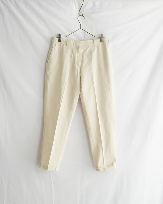 Made in France OLD HERMES cotton silk TROUSERS