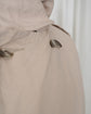 90s EMPORIO ARMANI Viscose Nylon Trench Style Bal Collar Coat Made in ITALY