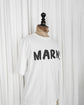 2021SS MARNI Brush Stroke Logo Over Tee
