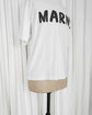 2021SS MARNI Brush Stroke Logo Over Tee