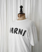 2021SS MARNI Brush Stroke Logo Over Tee