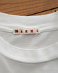 2021SS MARNI Brush Stroke Logo Over Tee