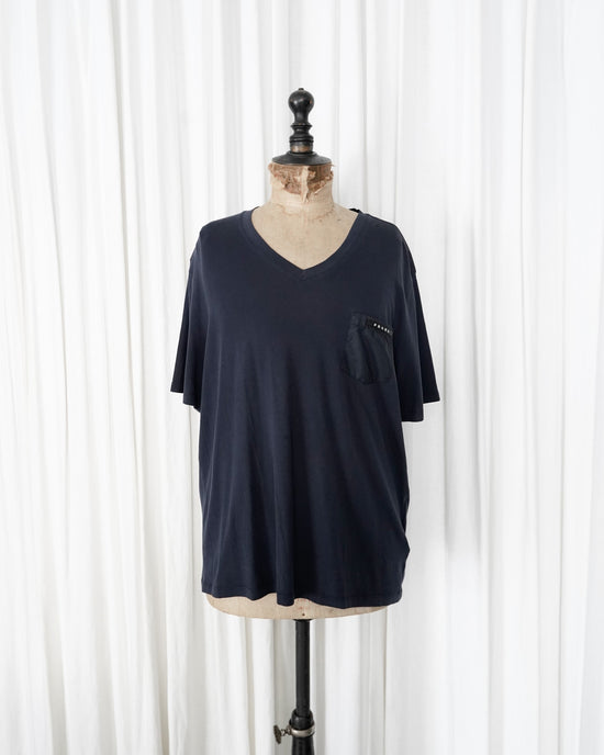 PRADA Nylon Pocket V Neck Tee