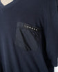 PRADA Nylon Pocket V Neck Tee