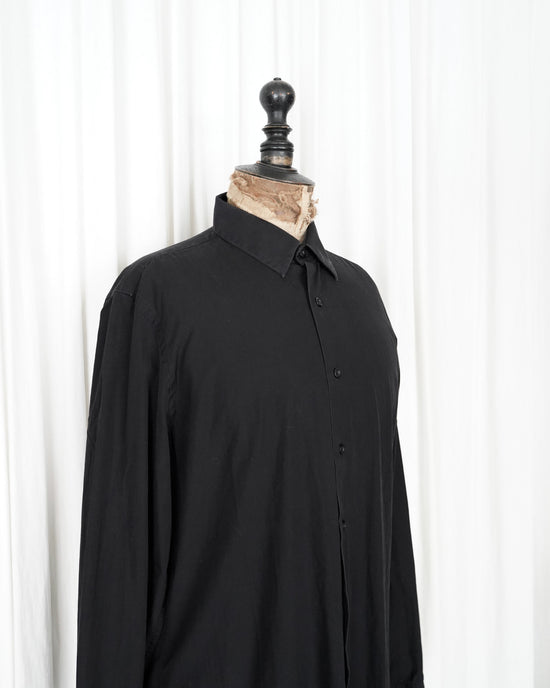 90s PRADA Black Cotton shirt