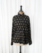 ANTIK BATIK homme Cut Jacquard Botanical Cotton Block Printed Shirt "Dead Stock"