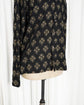 ANTIK BATIK homme Cut Jacquard Botanical Cotton Block Printed Shirt "Dead Stock"