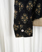 ANTIK BATIK homme Cut Jacquard Botanical Cotton Block Printed Shirt "Dead Stock"