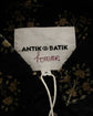 ANTIK BATIK homme Cut Jacquard Botanical Cotton Block Printed Shirt "Dead Stock"