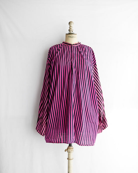 20century French antique Wool& Silk custume stripe blouse
