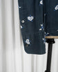 90s DOLCE&GABBANA All over floral embroidered cotton shirt Made in Italy