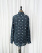 90s DOLCE&GABBANA All over floral embroidered cotton shirt Made in Italy
