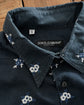 90s DOLCE&GABBANA All over floral embroidered cotton shirt Made in Italy