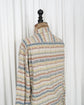 90s MISSONI UOMO Chevron Weaved 3D Plaid Cotton S/S shirt