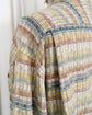 90s MISSONI UOMO Chevron Weaved 3D Plaid Cotton S/S shirt