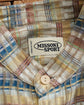 90s MISSONI UOMO Chevron Weaved 3D Plaid Cotton S/S shirt