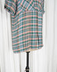 90s MISSONI UOMO Chevron Weaved 3D Plaid Cotton S/S shirt "Dead Stock"