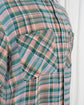 90s MISSONI UOMO Chevron Weaved 3D Plaid Cotton S/S shirt "Dead Stock"
