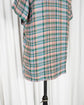 90s MISSONI UOMO Chevron Weaved 3D Plaid Cotton S/S shirt "Dead Stock"