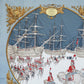 HERMES カレ90"MARINE ET CAVALERIE"