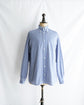 Made in France HERMES Blue check summer cotton shirt