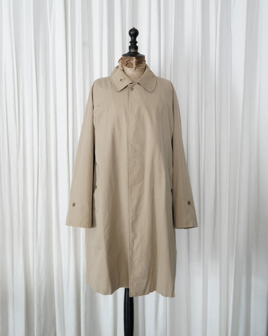 80-90s Burberrys "Single Raglan Sleeve" Balmacaan Coat MADE IN ENGLAND