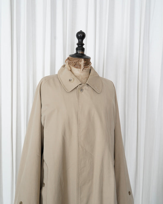 80-90s Burberrys "Single Raglan Sleeve" Balmacaan Coat MADE IN ENGLAND