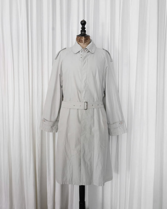 90s allegri "Impermeabili" Cotton Trench Coat ⁠Creative designed by Martin Margiela Made in ITARY
