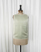2017SS Maison Margiela ④ Viscose Silk Raw Edge Top Made in ITARY